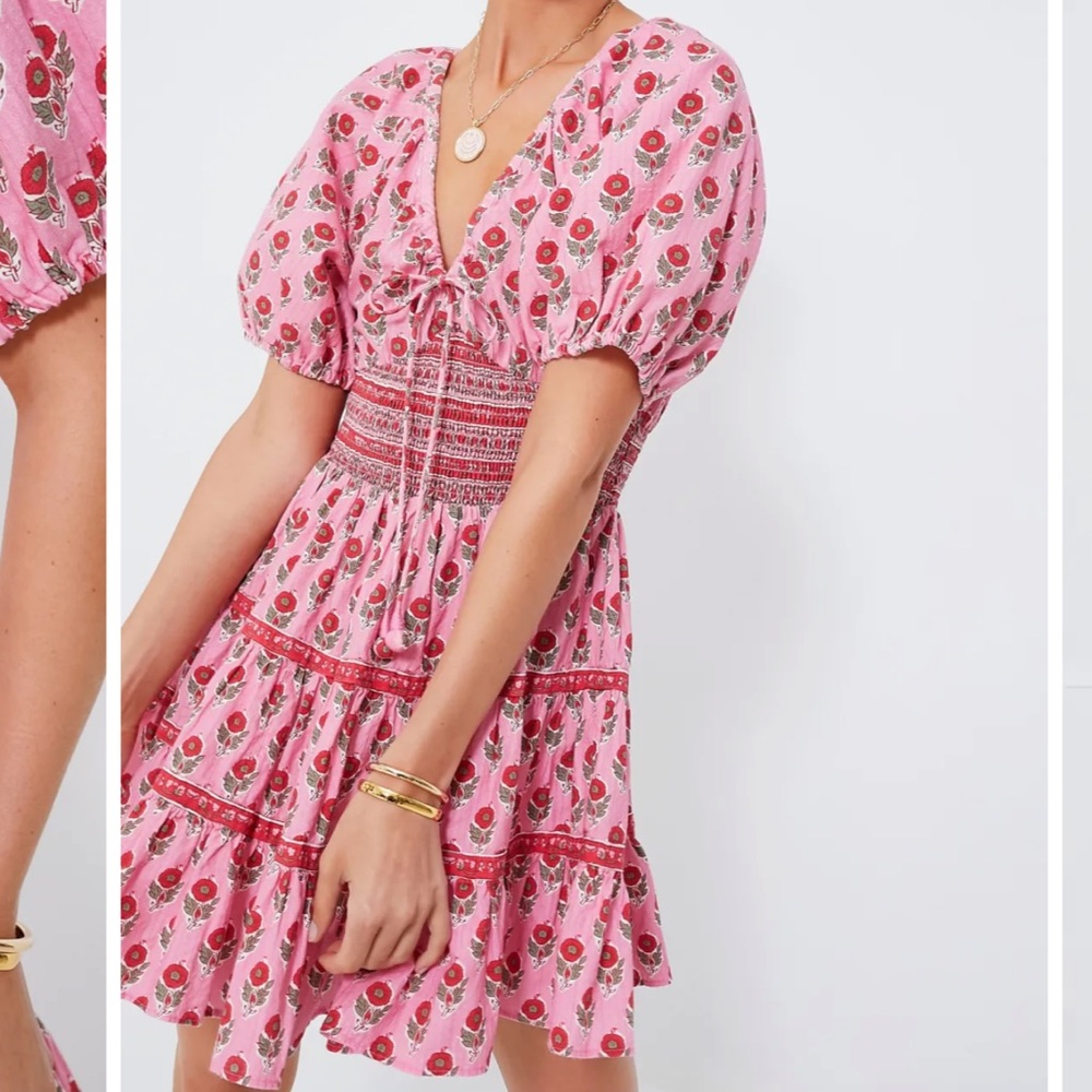SAYLOR Pink Poppy Greyson Mini Dress